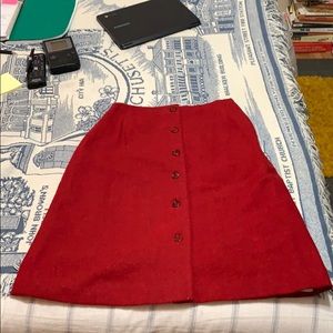 John Meyer vintage red skirt